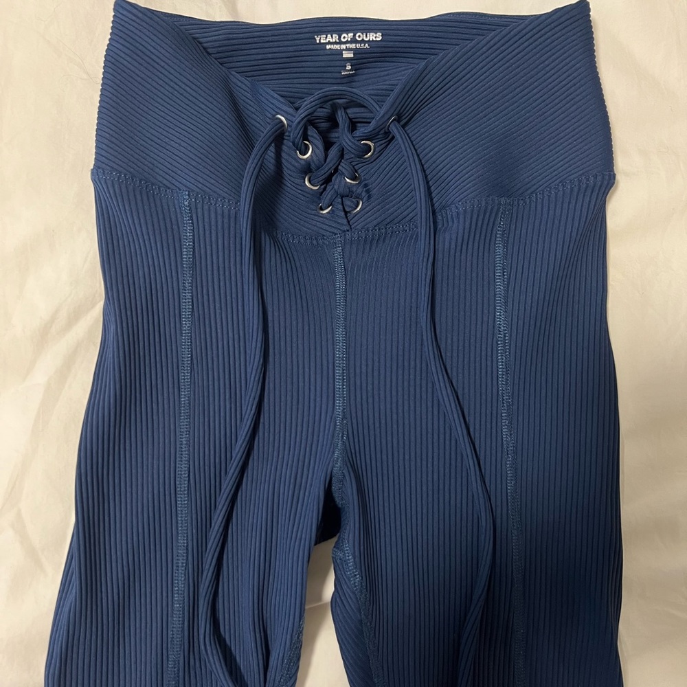 Year of Ours Blue Workout Set